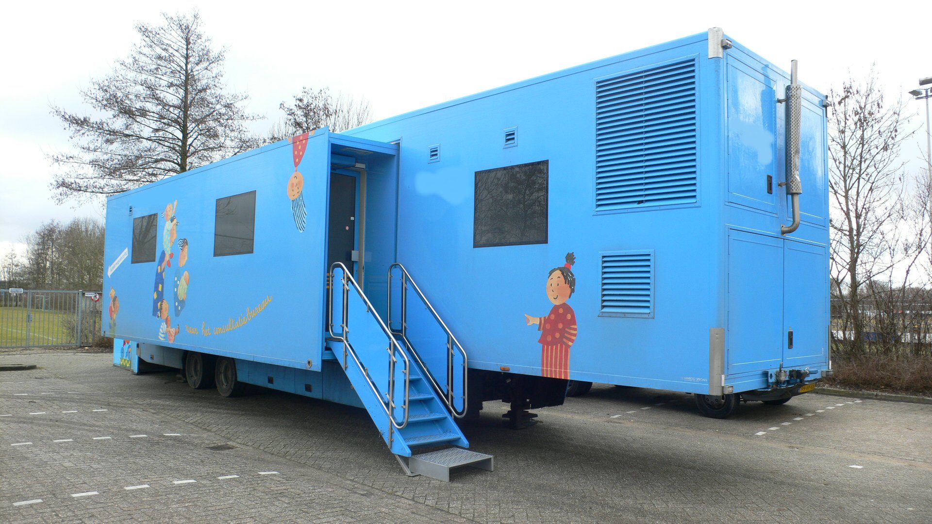 Promotrailer / meditrailer te koop,    uniek..........